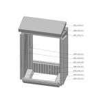 Šamotová komora komplet DYNAMIC B 2G 44. 55. 13 (B) 